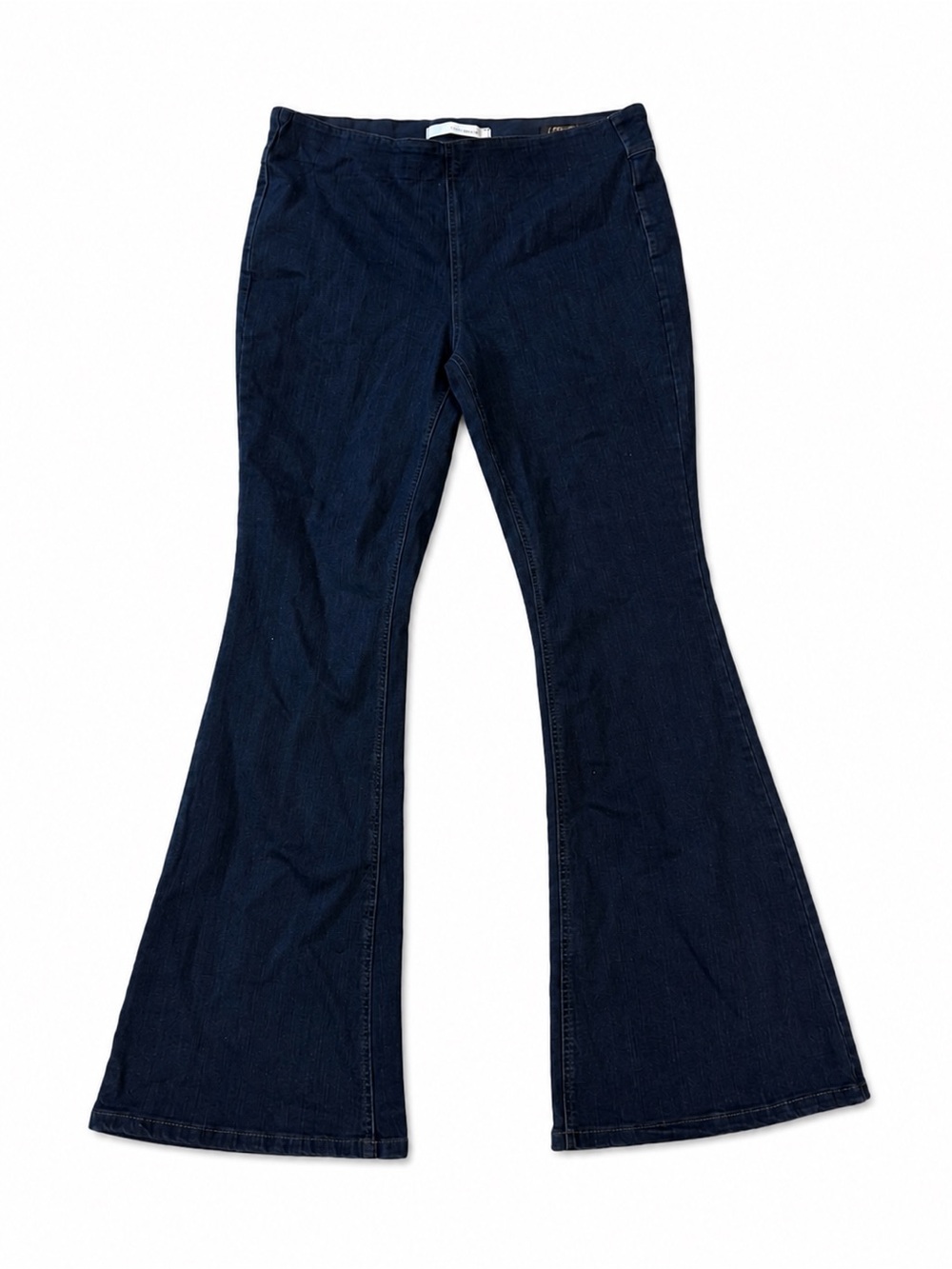 Ella Moss Pull On Flare Jeans Womens 10/30 Dark Wash Stretch Bootcut Denim